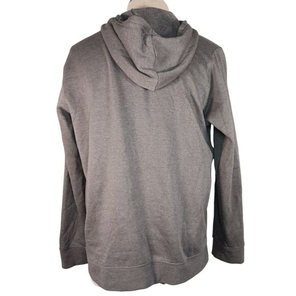 Columbia Trek Hoodie Mens L Charcoal Gray Pullover Graphic Logo Outdoor Gear - Picture 10 of 12